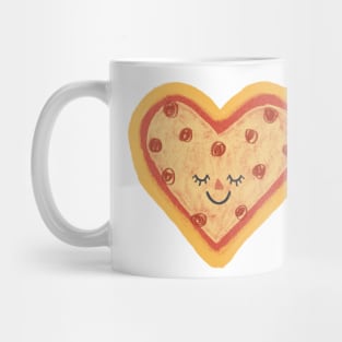 Cute Heart Shaped Pizza Mug